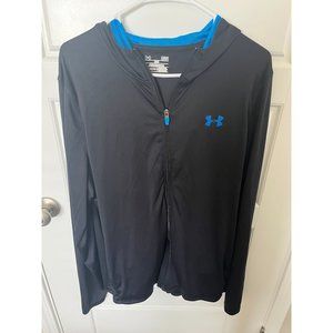 Men's Under Armour Full Zip Black Jacket Size Large